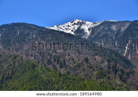 Snow Mountain Landscape 