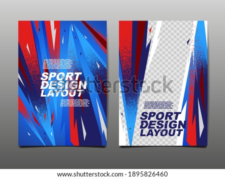 Sport Design Layout ,template Background, Dynamic Poster, Brush Speed Banner, Vector Illustration.