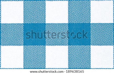 Background of Blue Checkered Glossy Paper closeup