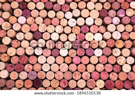Wine corks. background or screen saver showing a variety of colors and textures. 