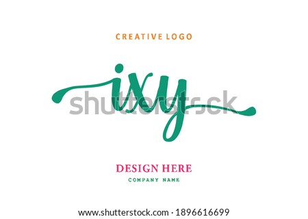 IXY lettering logo is simple, easy to understand and authoritative