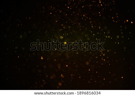 texture of falling snow, layer to overlay on a black background Royalty-Free Stock Photo #1896816034