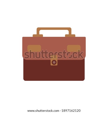 Suitcase icon Colorful. Office Bag, Travel baggage vector icon, leather office bag, Briefcase icons Colorful.