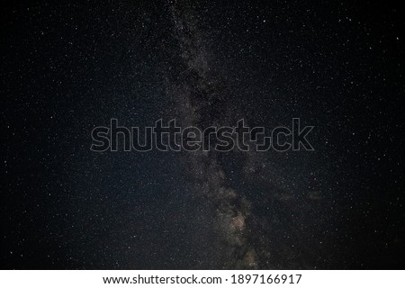 Milky way galaxy and stars Royalty-Free Stock Photo #1897166917