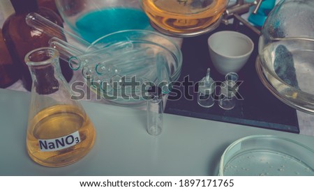 Photo Laboratory Research - Scientific Glassware For Chemical Background