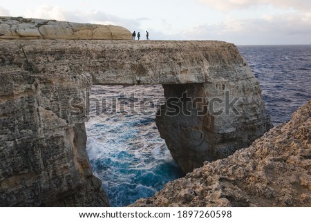 Coastal rocks on the Malta island