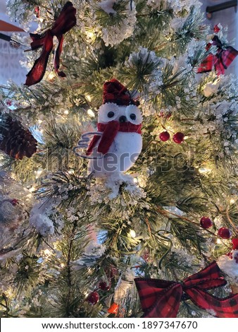 Holiday Christmas decorations tree festive