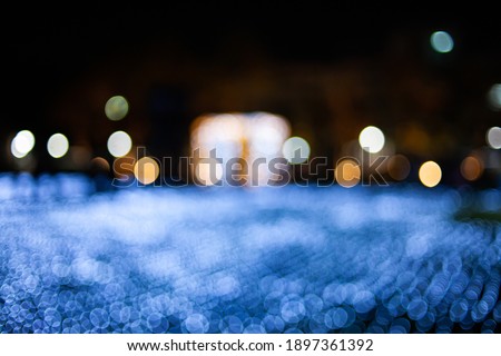 Colorful light bokeh abstract  background.