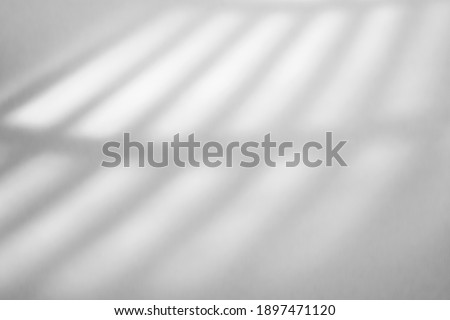 Window shadow drop on white wall background Royalty-Free Stock Photo #1897471120
