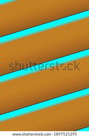 Pattern of yellow pencils at blue background