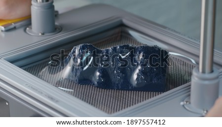 Vacuum Forming machine for making plastic pack or molding Royalty-Free Stock Photo #1897557412