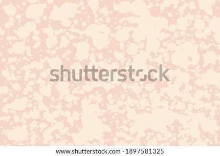 Modern beautiful grunge backdrop. Abstract Crème de Pêche color background. Abstract colorful paint brush and strokes, scribble pattern background. Abstract texture vector illustration.