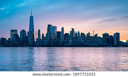 Manhattan Sunrise from New Jersey