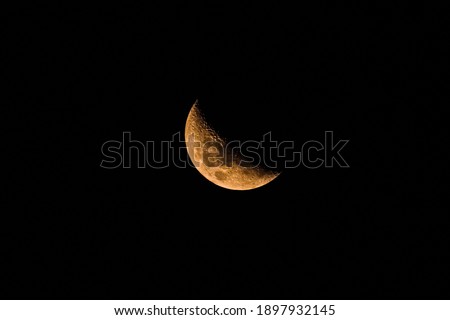 Beautiful Crescent Moon in Brazil