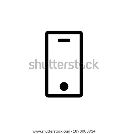 mobile phone icon vector sign