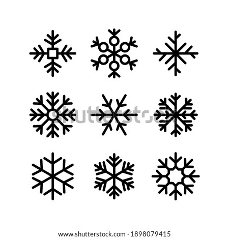 snowflake icon or logo isolated sign symbol vector illustration - Collection of high quality black style vector icons

