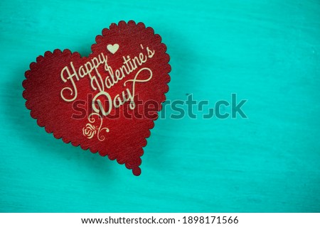 Valentines day background, Red hearts	
