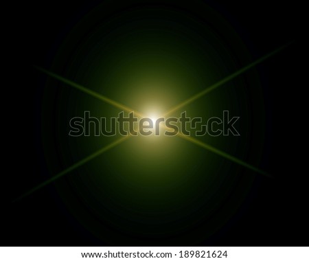 Abstract light on black background