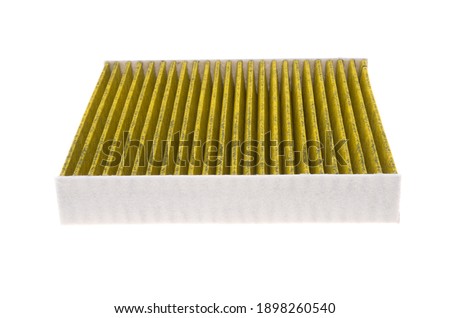 cabin air filter isolated on white background