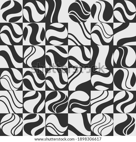 Abstract geometric shapes for web design. Vector pattern simple shapes. Monochrome colors.