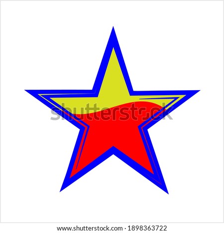 Star Icon, Star Shape Icon Vector Art Illustration