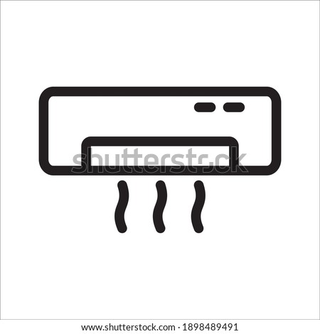 Air Conditioner Icon Design Template Illustration