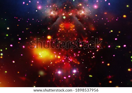 Galaxy and light. The elements of this image furnished by NASA.

