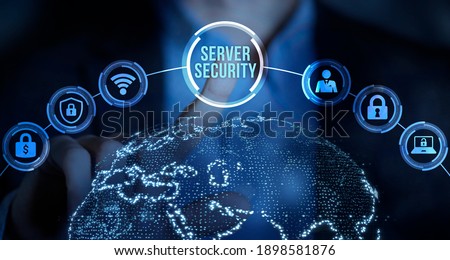 Internet, business, Technology and network concept. Cyber security data protection business technology privacy concept. 