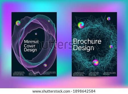 Set of covers for design. Minimal vector coverage. Business brochure template. Geometric print. Abstract vector background. 