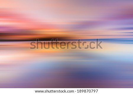 Motion blur background of sunset