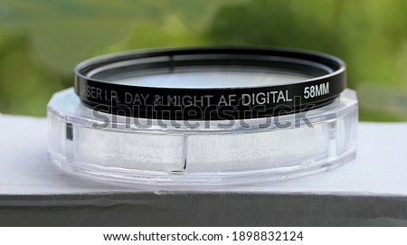 Polarized lens or UV filter attachment for digital and film cameras
