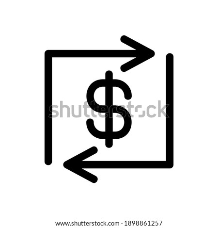 refund icon or logo isolated sign symbol vector illustration - high quality black style vector icons
