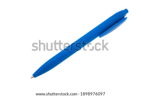 colored pens isolated on white background Royalty-Free Stock Photo #1898976097