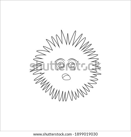 Sea Urchins line icon animal