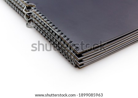 Wall calendar with spiral binding from the print shop Royalty-Free Stock Photo #1899085963