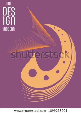 Poster design Japanese style templates set invitations to lines abstract background for book cover texture brochure. Stock vector illustration eps 10
