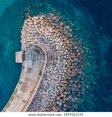 dock in Majorca Balearic Sea