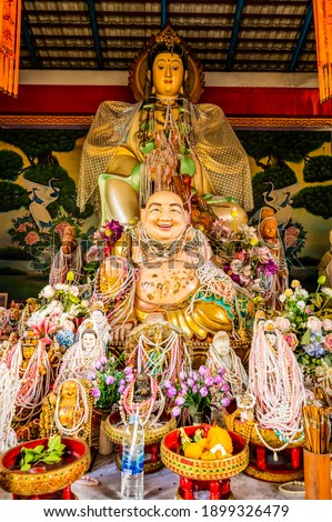 Guan Yin Shrine in Chai Mongkon Temple, Chiang Mai province.