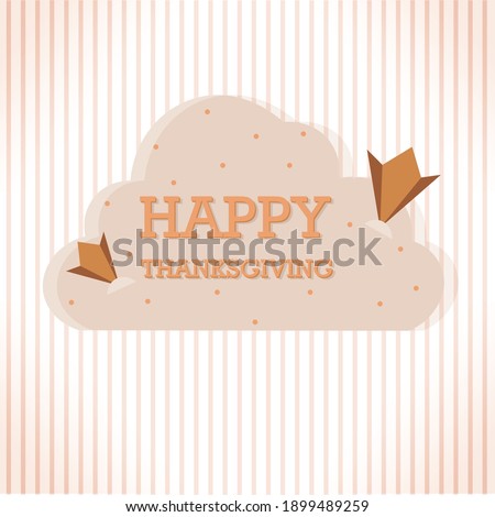 Happy thanksgiving white background food autumn picture- Vector