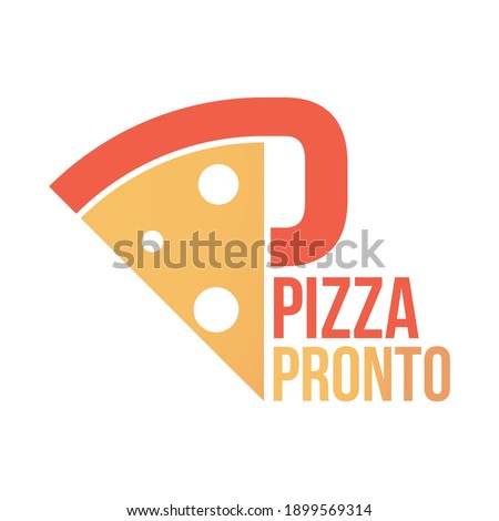 Pizza pronto logo, 
Italian pizzeria and food