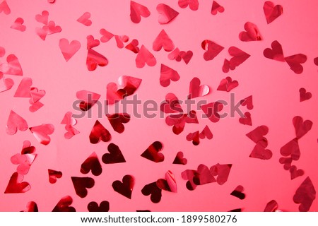 Valentines Day. Background Frame. Pink Valentine's Day Background Picture Frame with Red Hearts. Room for Image or text. February 14th is the day for Lovers World Wide. Happy Valentines Day. 