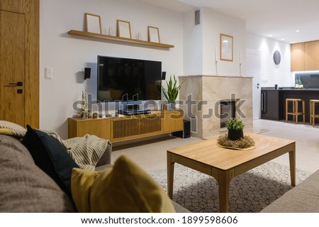 Living-room interior of modern house