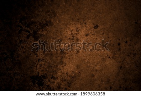 Old wall texture cement black brown background abstract dark color design are light with white gradient background.