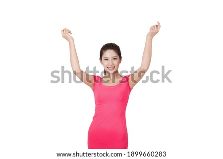 A Young woman in pink dress portrait high quality photo