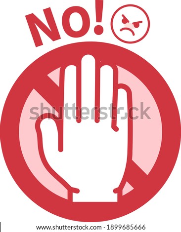 Prohibited marks and "NO!" character