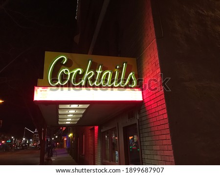 Flagstaff Arizona Cocktails at night