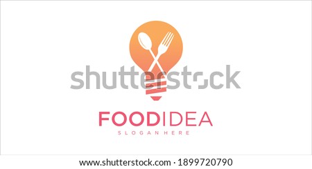 food idea logo design graphic template	