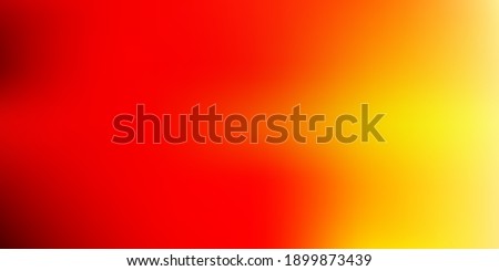 Light red, yellow vector abstract blur layout. Shining colorful blur illustration in abstract style. Background for mobile phones. Royalty-Free Stock Photo #1899873439