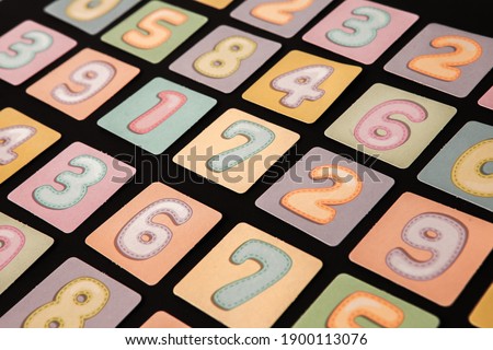 Background of numbers. Finance data concept. Matematic. Seamless pattern with numbers. financial crisis concept. Business success.