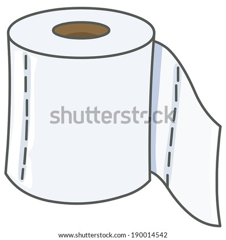 Vector toilet paper